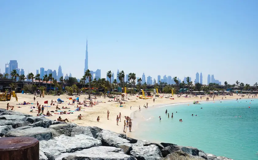 One of my favourite go-to beaches: La Mer Dubai