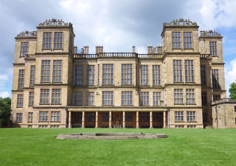 Outside of Hardwick Hall which was the location of Malfoy Manor in the final two movie instalments of the Harry Potter series