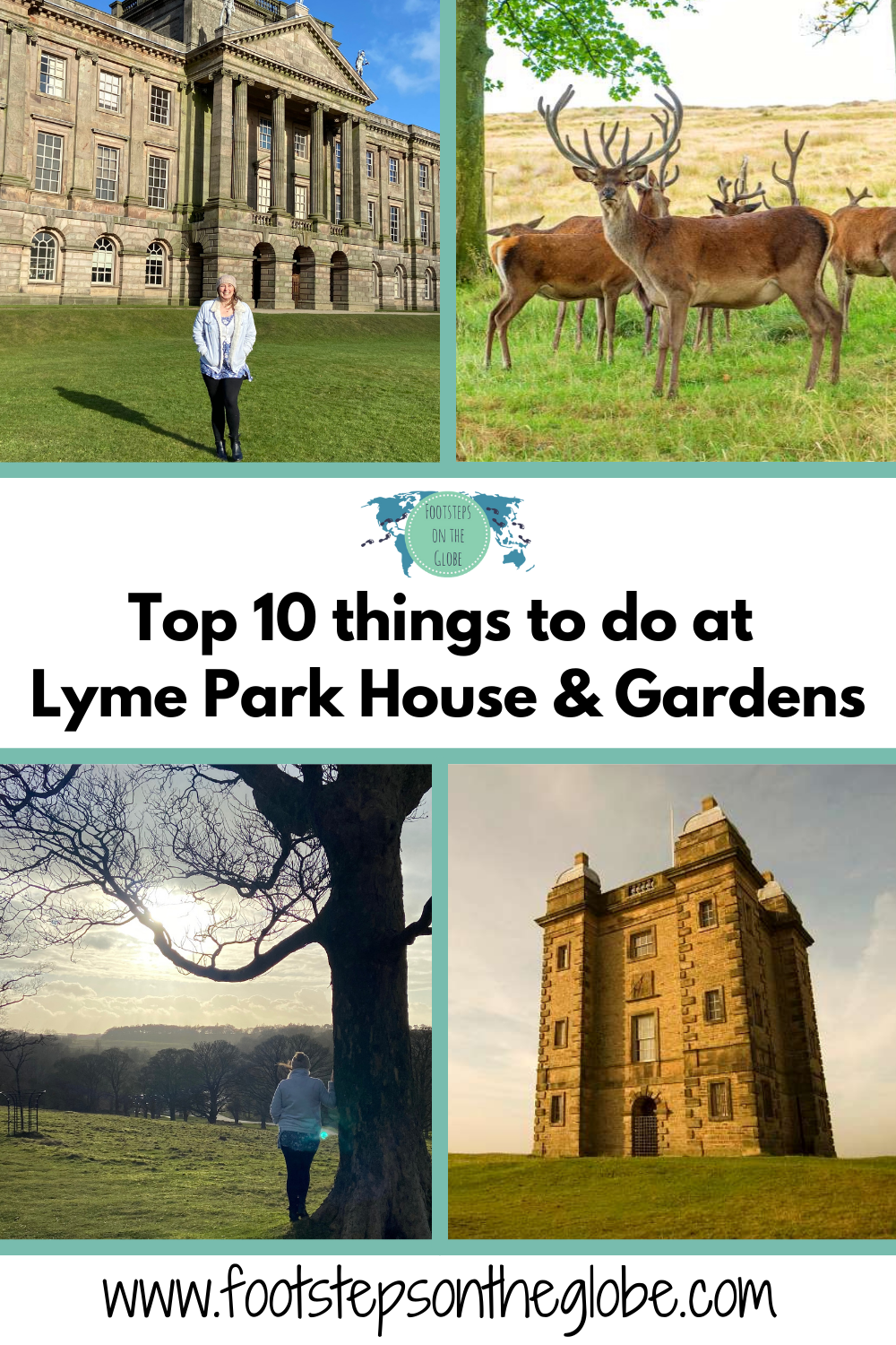 Top 10 things to do at Lyme Park House and Gardens Pinterest image