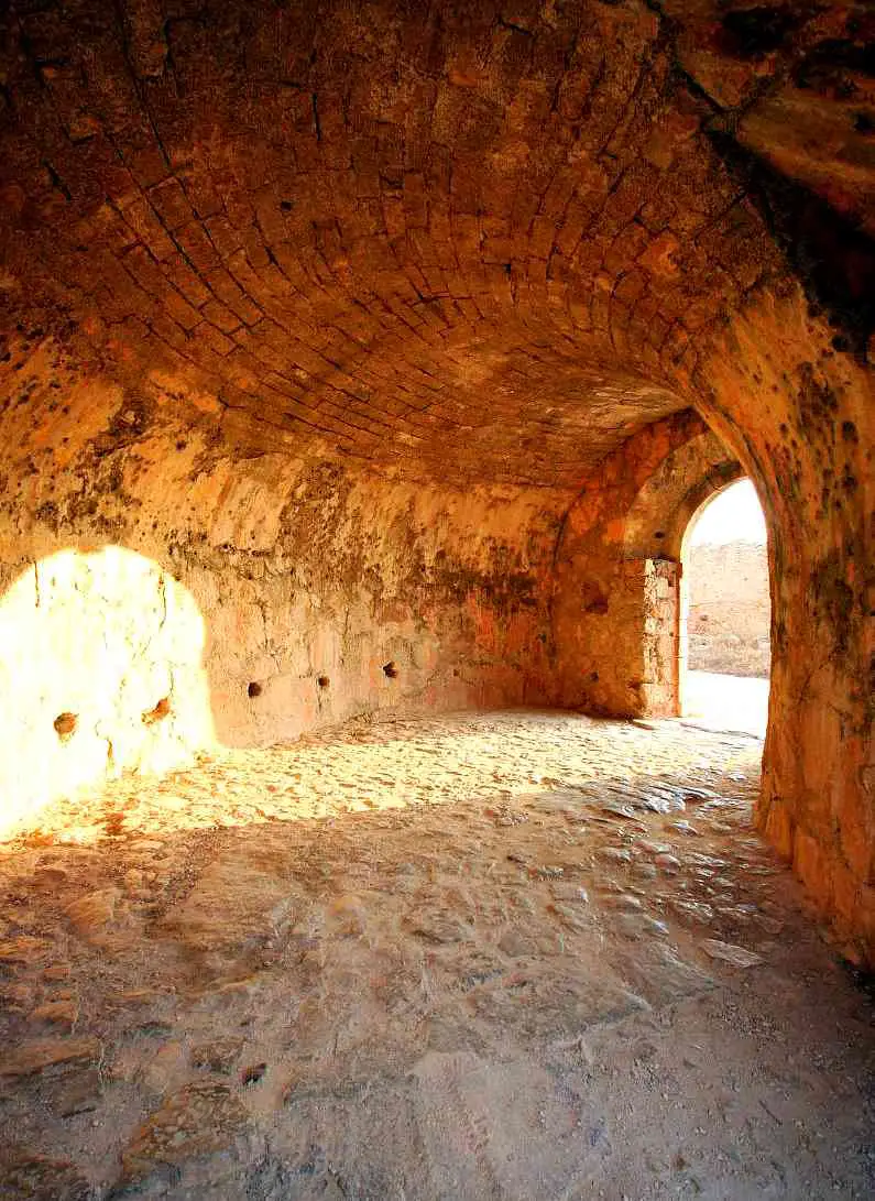 Inside the venetian castle in Assos, Kefalonia 