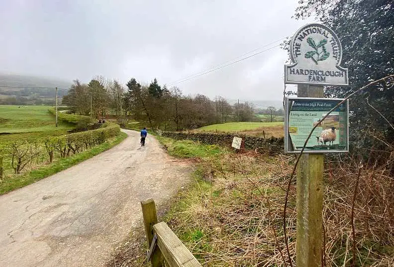 Gateway to Hardenclough Farm near Mam Tor's trail