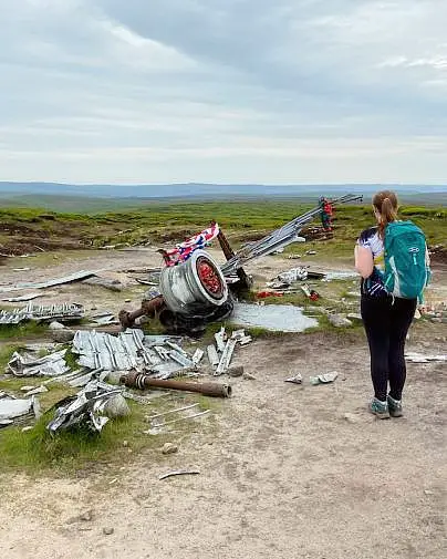 Guide to hiking the B29 Crash Site Circular on Bleaklow from Glossop